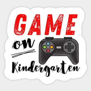 Game On Kindergarten Back to School Sticker